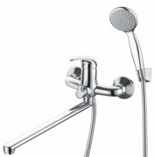 Смеситель GROSS AQUA Basic 7211257C-35L(F) д/ванны с дл. изливом 350 мм, хром Смеситель GROSS AQUA Basic 7211257C-35L(F) д/ванны с дл. изливом 350 мм, хром