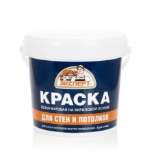 Краска ВДАК-2180 Эксперт, для стен и потолков,1,3кг Краска ВДАК-2180 Эксперт, для стен и потолков,1,3кг