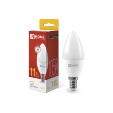 Лампа светодиодная LED-СВЕЧА-VC 11Вт 230В Е14 3000К 1050Лм IN HOME