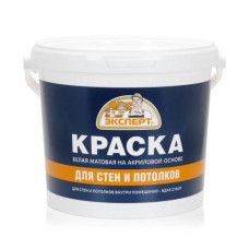 Краска ВДАК-2180 Эксперт, бел, для стен и потолков, 7кг Краска ВДАК-2180 Эксперт, бел, для стен и потолков, 7кг
